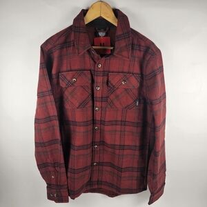 Colorado Clothing Men's Flannel Shirt Size M Plaid Red